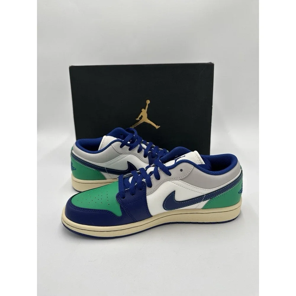 Air Jordan 1 Low Shoes Sail 553558-147 New In Box NWB Size 10.5
